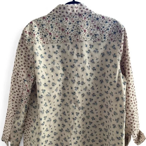 Sezane Will Floral patchwork jacket - Picture 3 of 4